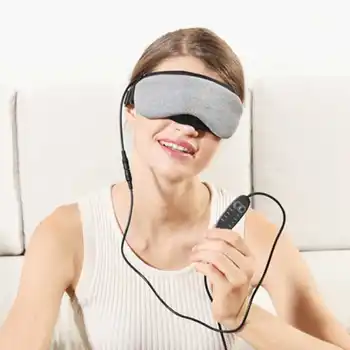 Temperatūros kontrolės levandų šiltas, šilumos, garo akių kaukė USB juoda ratlankio akių dėklas moterų miego šilumos pleistras automatinis maitinimo išjungimas