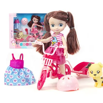 Karšto Naujausias Merginos Mados Lėlės Vaikų Žaisti Namus, Mergaitėms, Žaislai, Plastikiniai Kūdikių Lėlės Dovanų Dėžutėje Nustatyti 7 Stilius Gamtos Draugai Veiksmų