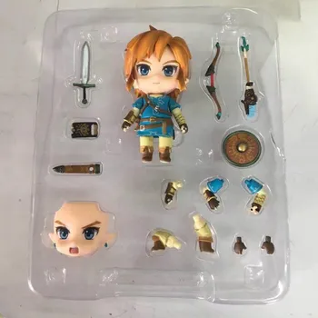 Anime Duomenys Zelda Nuorodą #733 Mielas Žaislai Kvėpavimas Laukinių PVC Statula Veiksmų Figma Modelis Zelda Surinkimo Brinquedo 10cm