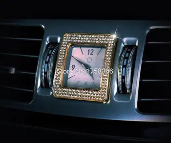 Automobilio Konsolės laikrodis laikrodžiai laiką apdailos žiedas padengti Automobilio stilius Mercedes Benz C Klasė W205 C180 C200L C260L/ E S S Klasės