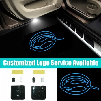 2 X Impala Belaidžio Mėlyna LED Logo Sveiki Projektoriaus Šviesa, Šešėlis