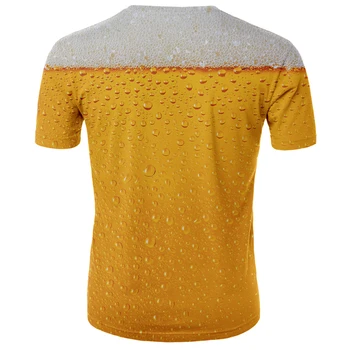 2020 naujas patogus vyro marškinėlius su alaus metu 3D atspausdintas T-shirt vasaros įdomus personalizavimas
