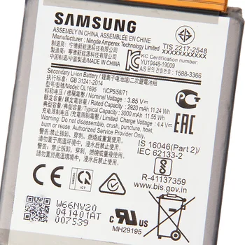 SAMSUNG Originalus Bateriją QL1695 Samsung Galaxy A01 Autentiški, Telefono Baterija 3000mAh QL1695