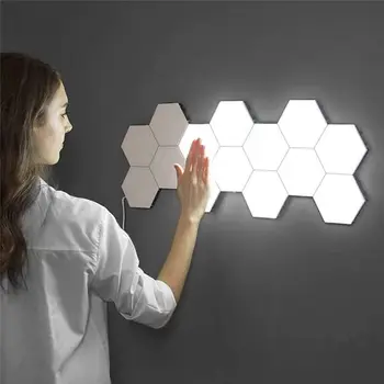 Šiuolaikinių LED Sienos Lempos vaikai lempos Korio Modulinis Surinkimas Helios Touch Sieniniai Šviestuvai Quantum vaikų Lempos Magnetinio meno Sienų apšvietimo