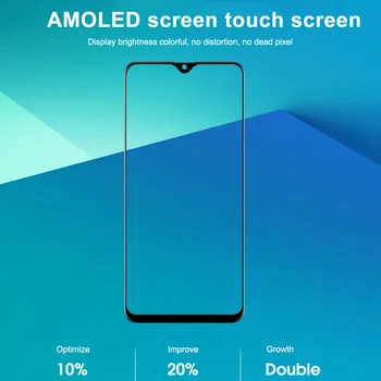 Pakeitimas LCD Jutiklinis Ekranas skaitmeninis keitiklis Samsung Galaxy A20 A205 SM-A205F