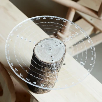 Centras Finder Įrankis, Medienos apdirbimo Kompasas Woodturners Dubenys tekinimas skaidraus Akrilo Piešimo Apskritimų Skersmuo