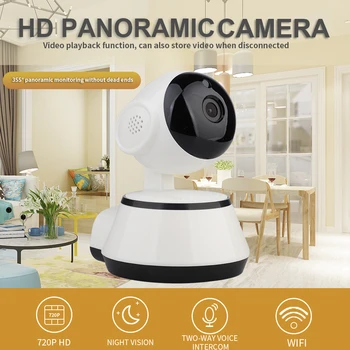 720P IP Kameros Belaidžio Namų Apsaugos Kamera, Stebėjimo Kameros Wifi Naktinio Matymo VAIZDO Kamera Kūdikio stebėjimo