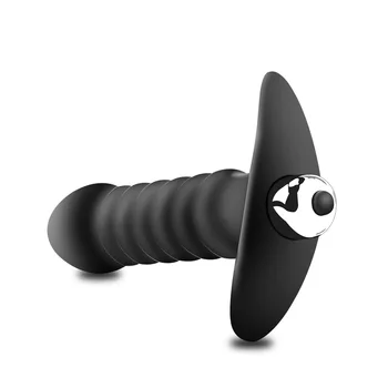 Analinis Vibratorius Dildo Stick G Spot Sekso Žaislas, skirtas Moterims, Vyrams Gėjų Magija Elektros Analinis Granulės Vandeniui Masturbacija Mašina Parduotuvė