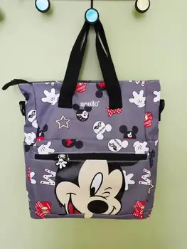 Disney Studentų prisikimšti maišelį moterų mickey mouse rankinėje messenger pečių maišą naujų animacinių filmų krepšys, pirkinių krepšys vaikų tote bag