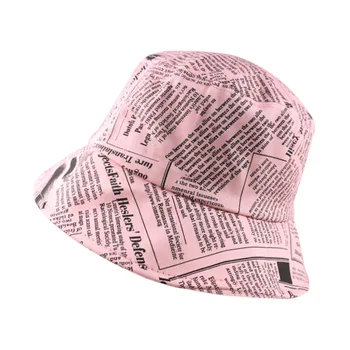 FOXMOTHER Juoda Balta Laiškas laikraščio Spausdinimo Saulės Skrybėlę Mados Žvejys Kepurės Vyrams, Moterims, Gatvės, Hip-Hop Kibiro Kepurę Žvejybos Bžūp