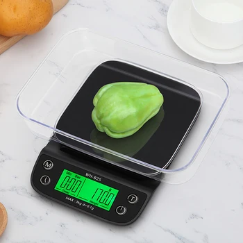 3 kg/0,1 g Kavos Skaitmeninių Elektroninių Virtuvės Maisto Dietos Masto Svorio Balansavimas Namų LCD Skaitmeninių Elektroninių Svėrimo Skalės