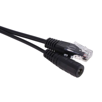 REDEAGLE (3pair) POE Adapteris Jungtys Pasyvus Maitinimo kabelis, Ethernet PoE Adapter RJ45 purkštukas (benzinas) + Splitter Rinkinys, 5V (12V 24V 48V