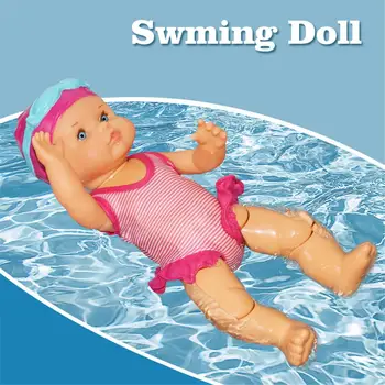 Meno Mielas Lėlės Ne silikono Nevalgoma Mini Papuošalai Žaisti Naujų Jėgų Plaukimo Lėlė aš galiu Plaukti Namų Dekoracijas Atostogų Birt