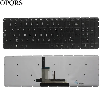Naujoji klaviatūra Toshiba Satellite P50-C P50D-C P50T-C black MUMS/UI Nešiojamojo kompiuterio Klaviatūra PK131NM2B05 Apšvietimas