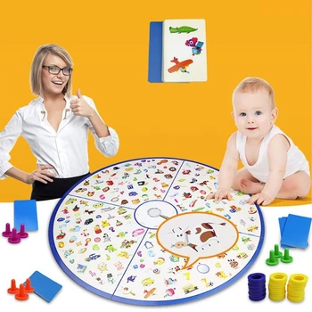 Montessori Įspūdį Vaikams Detektyvai Ieško Diagramos Stalo Žaidimas Plastikinių Dėlionės Smegenų Mokymo Švietimo Žaidimas Kit Mokymosi Dovanos