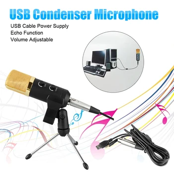 GBTIGER BM - 100FX USB Kondensatoriaus Garso Įrašymas Mikrofonas su Braodcasting