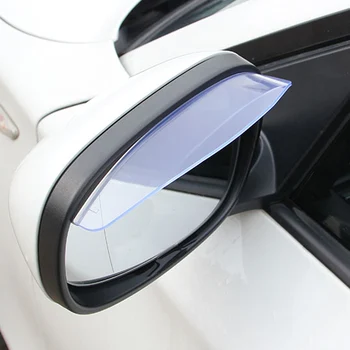 Automobilio galinio vaizdo veidrodėlis, lietaus Antakių Shield Vandens apsauga Volkswagen Polo Passat B6 BMW F10 F30 E60 Ford Focus 2 3 Fiesta