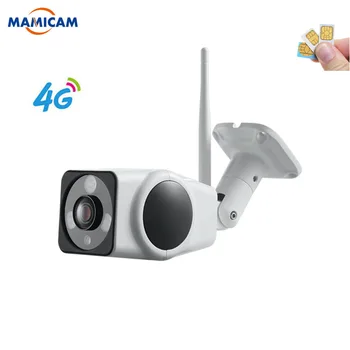 3G 4G Kamera Sim Kortele, 2MP 1080P HD Lauko Belaidžio ryšio Wi-fi IP Kamera, Apsaugos Kulka Vandeniui Priežiūros VAIZDO Kamera