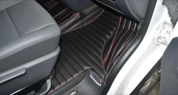 Custom specialių automobilių kilimėliai + bagažo skyriaus kilimėlis Volkswagen Multivan T6 7 sėdimos vietos 2020 vandeniui automobilių kilimų Multivan 2019-2016