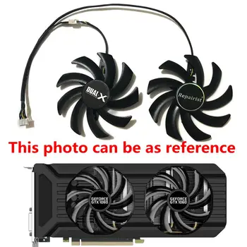 FDC10H12S9-C Gainward GeForce GTX 1070/1060/1070ti Dual GPU Aušintuvo Palit GTX 1080 GTX1070 Dual OC Vaizdo Alternatyvių Aušinimo Ventiliatorius