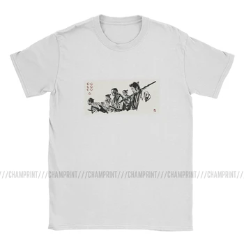 Septynių Samurajų T Marškinėliai Vyrams Medvilnės Cool T-Shirt Akira Kurosawa Klasikinio Japonijos Kino Tees Trumpomis Rankovėmis Viršūnes Dovanų Idėjos