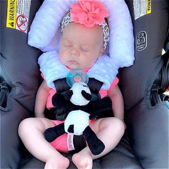 Baby Automobilių Saugos Minkštas Miega Galvos atramos Pagalvė su Atitikimo Diržas Dirželis Apima Kūdikių Carseat Kaklo Apsaugos Pagalvėlės