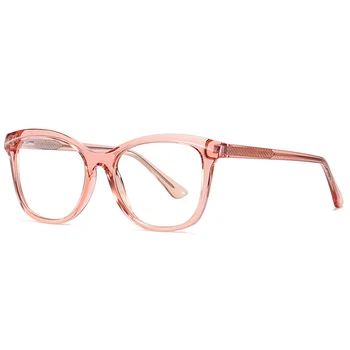 Reven Retro akiniai, rėmeliai moterų, cat eye akiniai Dideli skaidrūs aišku, akiniai rėmeliai moterų plastiko pavasario kojos 3504