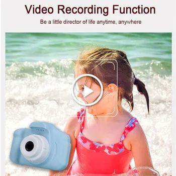 Super Mielas Vaikams Kamera Vaikams Švietimo Žaislas Vaikams, Kūdikio Gimtadienio Skaitmeninė Kamera, 1080P Vaizdo Kamera Su Dovana Mergaitė