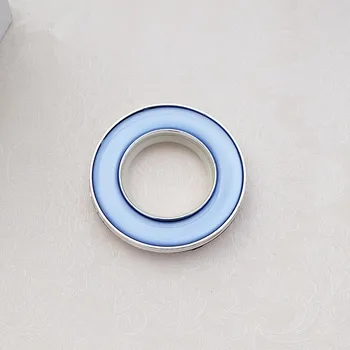 QGVLish 50Pcs Jade Curtian Žiedas Išjungti Romos Žiedai Užuolaidų Priedai Punch Ratas Duslintuvas Užuolaidų Žiedas Viršuje Kilpų Sagtis