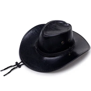 Pu odos apsauga nuo saulės sun žirgais jojimo kelionę kepurės mados paplūdimys skrybėlės vyrų Džiazo skrybėlę JAV Vakarų Kaubojus Eksportas į Šiaurės Ameriką bžūp