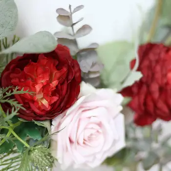 15 Colių, Dirbtinės Gėlės, Vainikai Durų Puikus Kokybės Dirbtinės Garliava, Vestuvių dekoravimas Namų Šaliai Dekoro