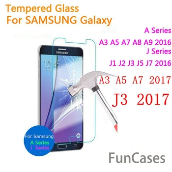 Grūdintas stiklas Samsung Galaxy A8 2018 A3 A5 A7 j3 skyrius J5 J7 2017 J1 J2 j3 skyrius J5 J7 A3 A5 A7 2016 Screen Protector Apsauginė Plėvelė