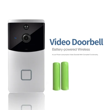 CUSAM Vaizdo Doorbell Smart Wireless WiFi Saugumo Durys Bell Vaizdo Įrašymo Namuose Stebėti Naktinio Matymo Domofonas duris telefono