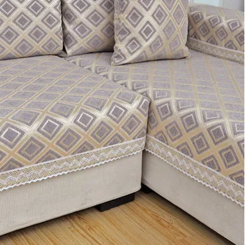 Šeniliniai audiniai sofos pagalvėlės, pagalvėlės, four seasons universalus neslidus sofos pagalvėlių, paprastas gyvenamasis kambarys sofos pagalvėlių