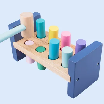 Kūrybos Kūdikis, Medinės Montessori Žaislai Žaidimas Whack-a-mole ikimokyklinio Ugdymo Žaislų, Mokymo priemonių, Žaislų, Vaikų Dovanų