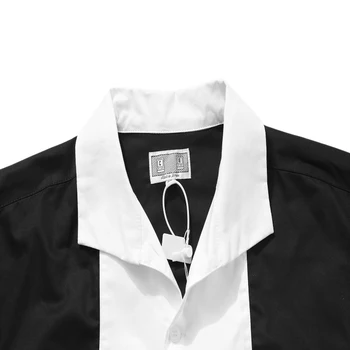 20ssC.E Cavempt ne CENTRE trumpi marškinėliai juoda balta susiuvimo panda spalva CAVEMPT marškinėliai viršuje tees