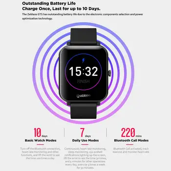 Zeblaze GTS Smart Watch Vyrų, Moterų Sporto Smartwatch IP67 atsparus Vandeniui Visiškai Jutiklinis Ekranas Miego Stebėjimo Finess Tracker 2020 m.