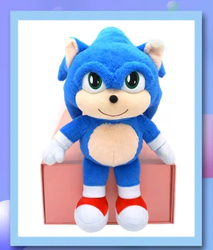 2021 Naujas Sonic the Hedgehog Cosplay Hoodie Vaikas Anime Žaidimas Mokyklos Maišą Skrybėlę Lėlės Batai Gimtadienio Dovanų Rinkinys Helovinas Kostiumas Šalis
