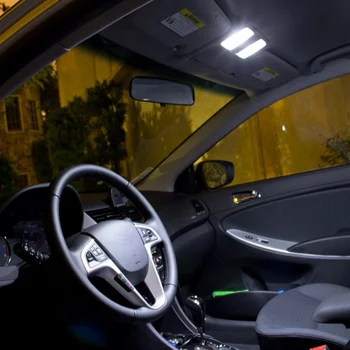 15x Canbus Klaidų, LED Interjero Šviesos Rinkinio Pakuotės 2012-metų Volvo XC90 Automobilių Reikmenys Žemėlapis Dome Kamieno Licencijos Šviesos