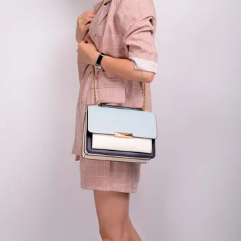 ALNEED Krepšiai Moterų 2019 Prabangių Rankinių Dizaineris natūralios Odos Pečių Krepšiai, Grandinės Crossbody Flap Bag Bolsa Feminina