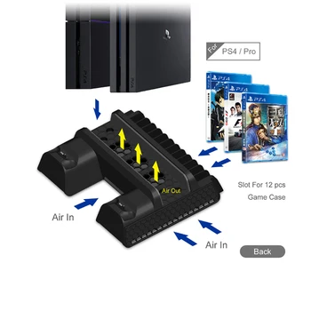 Aušinimo Ventiliatorius Aušintuvo Sony PS4 Pro Slim Žaidimų Konsolę 