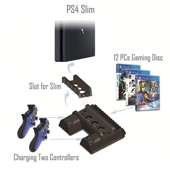 Aušinimo Ventiliatorius Aušintuvo Sony PS4 Pro Slim Žaidimų Konsolę 