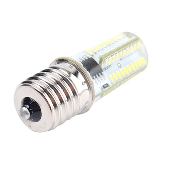 E17 LED Lemputė Mikrobangų Krosnelė, Šviesos, šviesos srautą galima reguliuoti 3 W Šiltai Balta 2700K 80X3014SMD AC110-130V Puikus pakeitimas halogeninės lempos, 5vnt