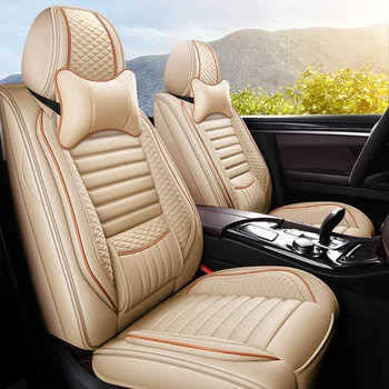 Visiška Eco-oda automobilių sėdynės apima PU Odos, Automobilių Sėdynių užvalkalai toyota highlander kluger hilux 