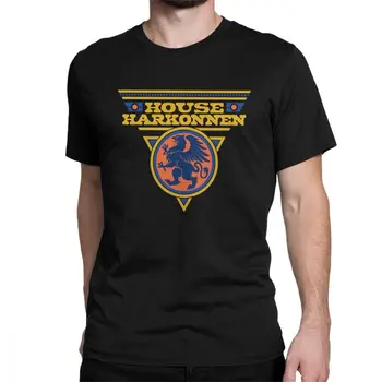 Dune Namas Harkonnen vyriški Marškinėliai mokslinės Fantastikos Romanas, Sci Fi Arrakis Harkonnen Trišakiai Trumpi Rankovėmis Marškinėliai Medvilnė