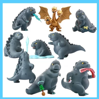 Q Versija Godzilla 2 Monster Vaikų Žaislas Lėlės, Papuošalai Duomenys Modelis 12 Stilius Aklas Dėžutė Dovana Dovana