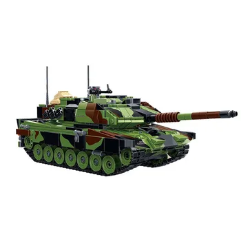 Karinės serija vokiečių Leopard 2A6 pagrindinis tankas Ginklą karys 