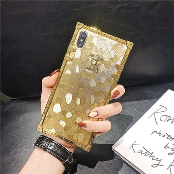 Karšto 3D Prabanga Aikštėje Aukso Blizgučiai Telefono 
