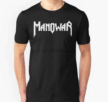 Vyrų marškinėlius trumpomis rankovėmis MANOWAR Unisex Marškinėliai Vienas kaklo Moterys t-shirt