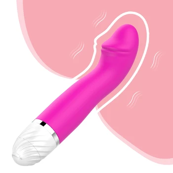 OLO Dildo Vibratorius G-spot Klitorį Stimuliuoja Stipri Vibracija AV Stick Moterų Makšties Massager Silikono Sekso Žaislai Moterims